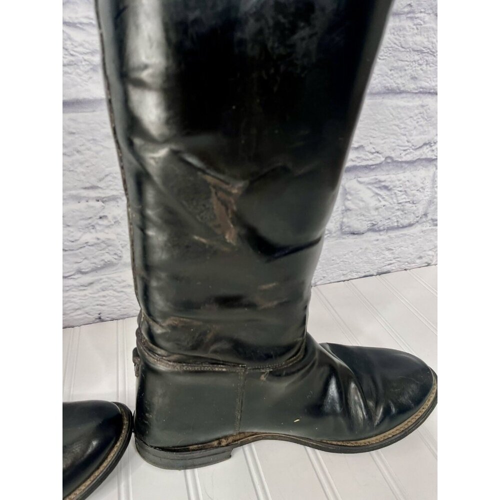 EISERS Women's Black "Last" Leather Ridding Boots US 8 - Picture 4 of 9